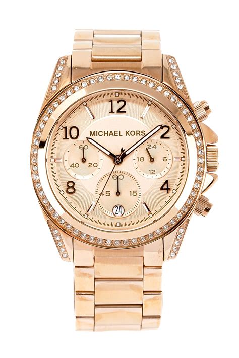 michael kors big chain watch rose gold|michael kors mk5263 rose gold.